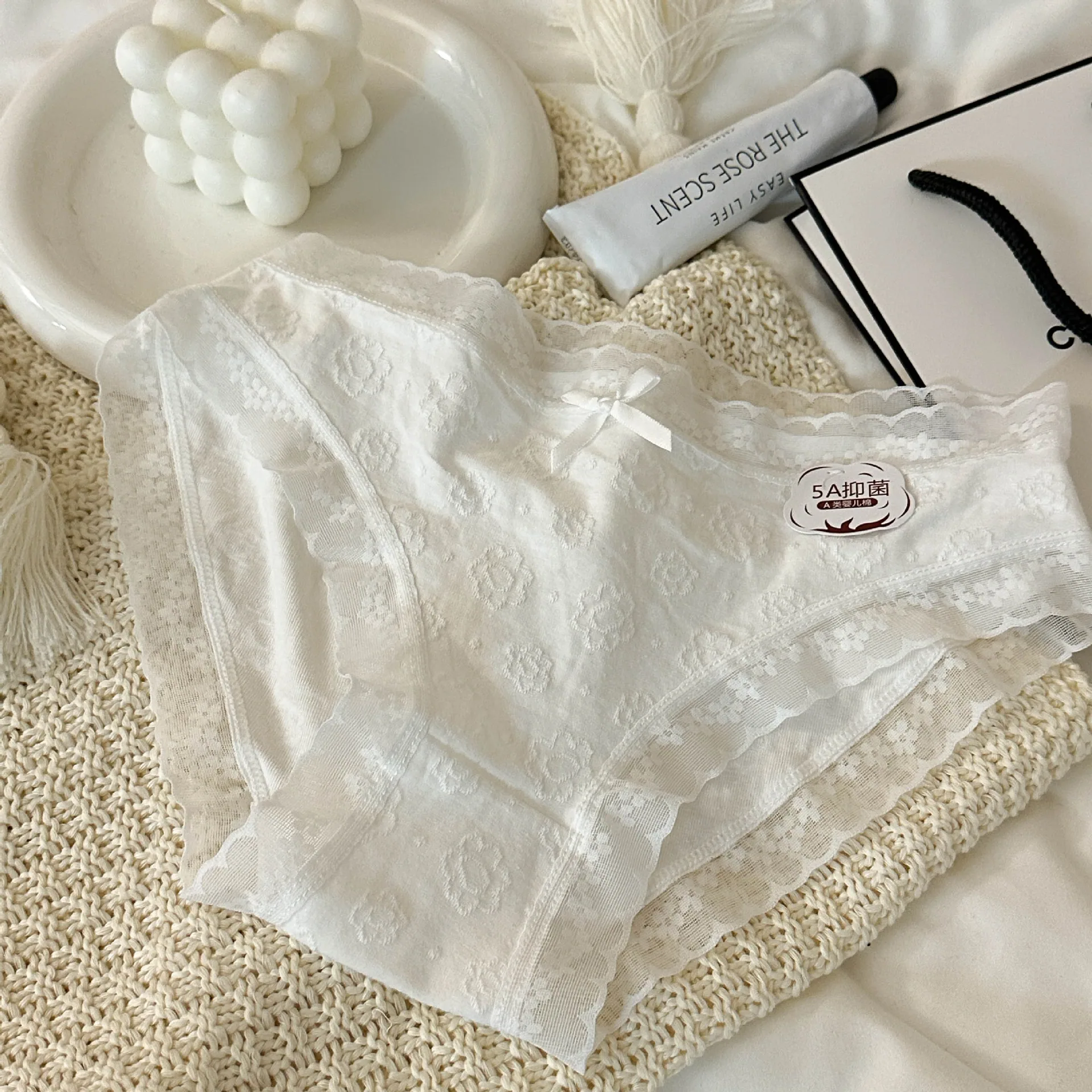 Romantic Cloud "Comfortable Basic Underwear Cotton Women's Pure Cotton Girls' Students Low Waist Comfortable Breathable Triangle