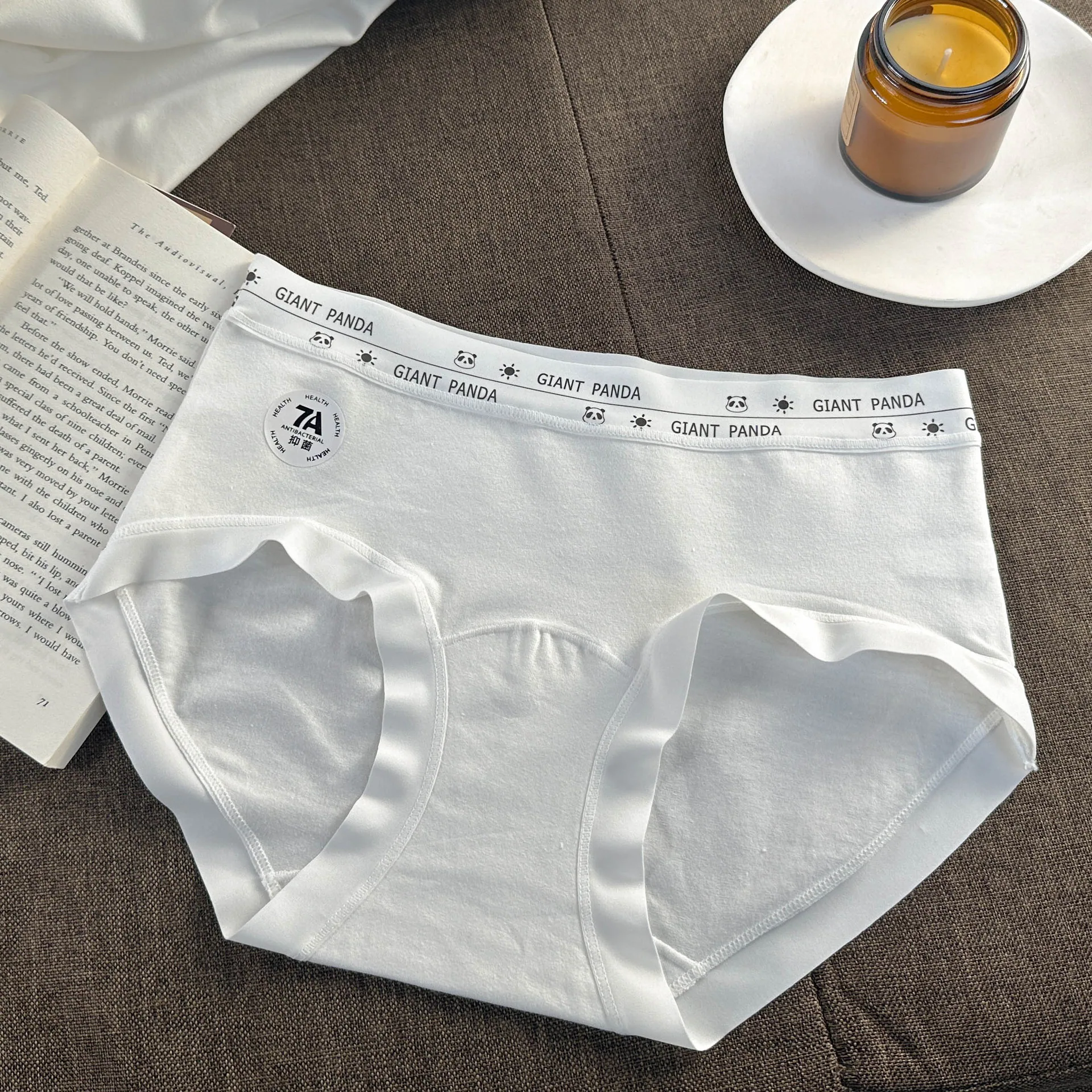 Erweiterter Schritt 7A antibakterielle Unterwäsche aus reiner Baumwolle Damen A-Klasse nahtlos reine Baumwolle 16CM antibakterielle Unterseite Damen un 2