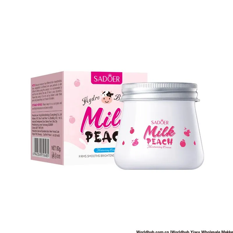 SADOER Milk Peach Moisturizing Cream Smooth and delicate moisturizing skin cream cross-border foreign trade wholesale - Face