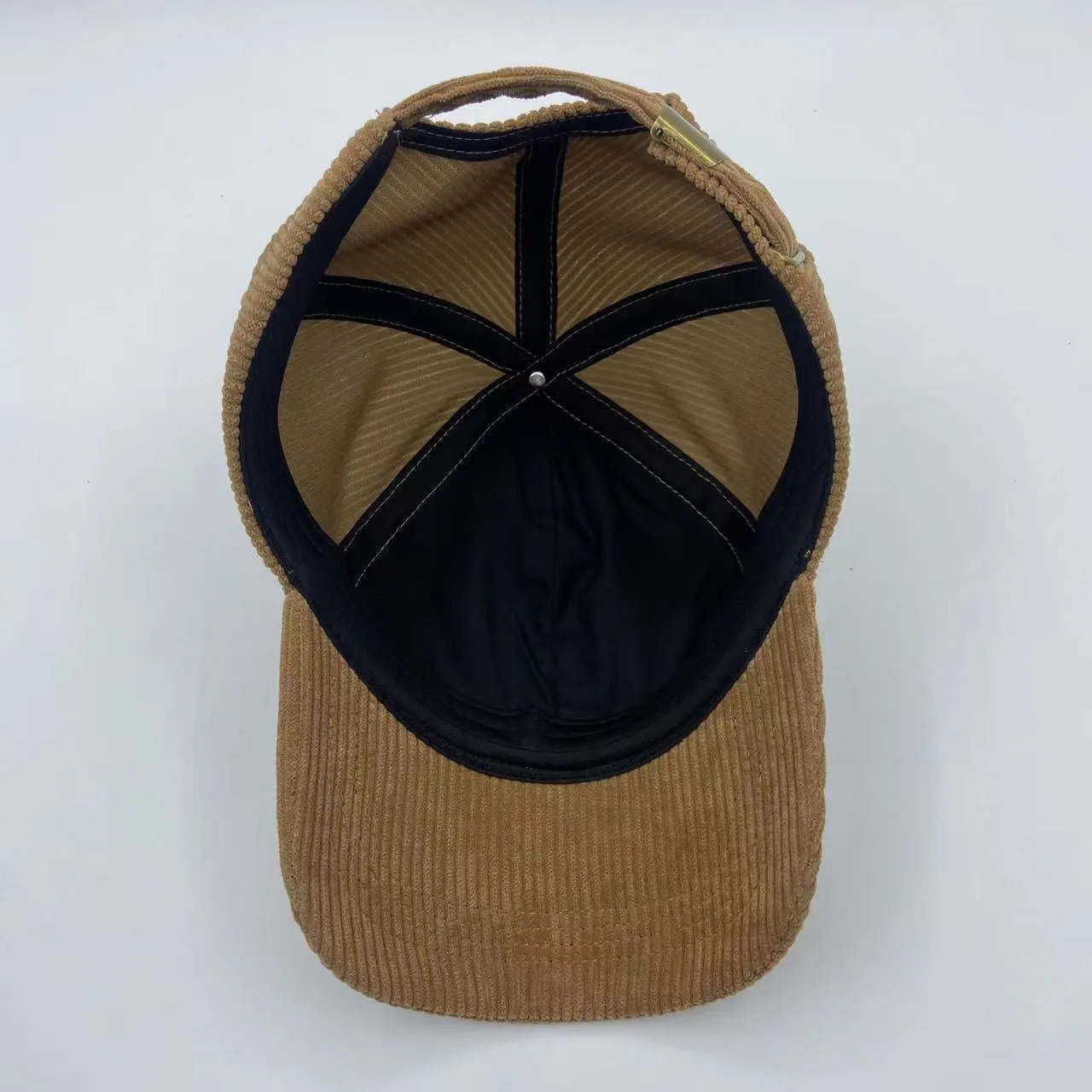 All cotton baseball cap corduroy duckbill cap 2022 baseball cap Korean version men's and women's versatile solid color all cotto 7