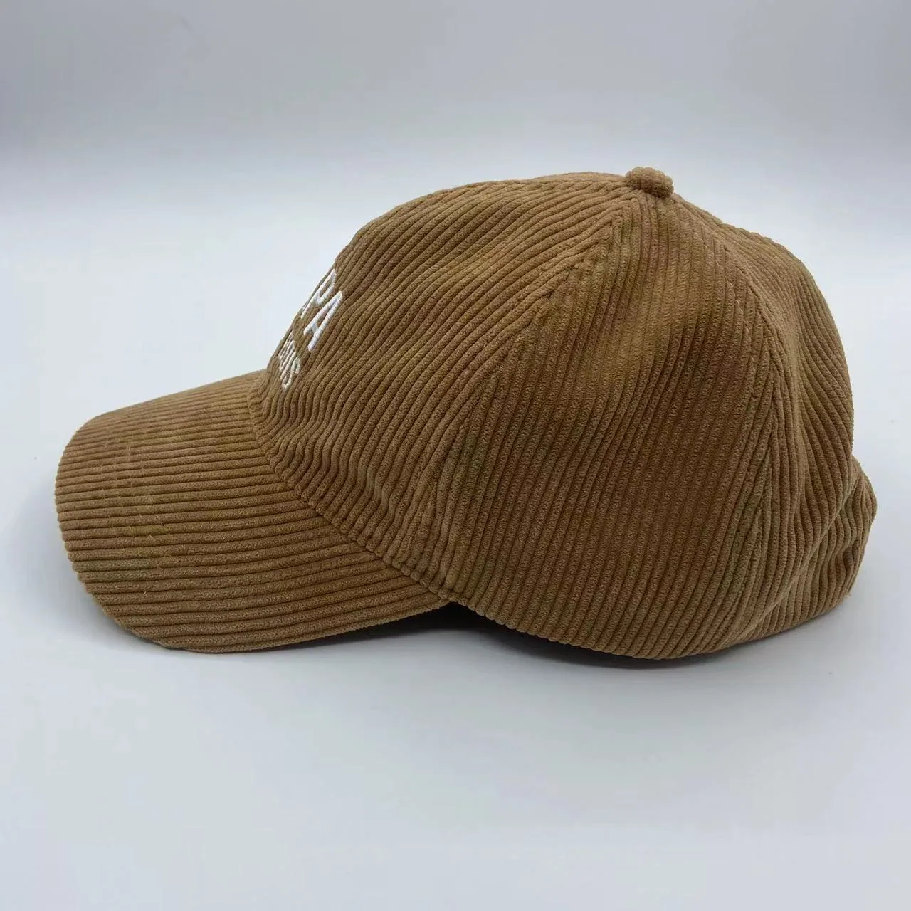 All cotton baseball cap corduroy duckbill cap 2022 baseball cap Korean version men's and women's versatile solid color all cotto 4
