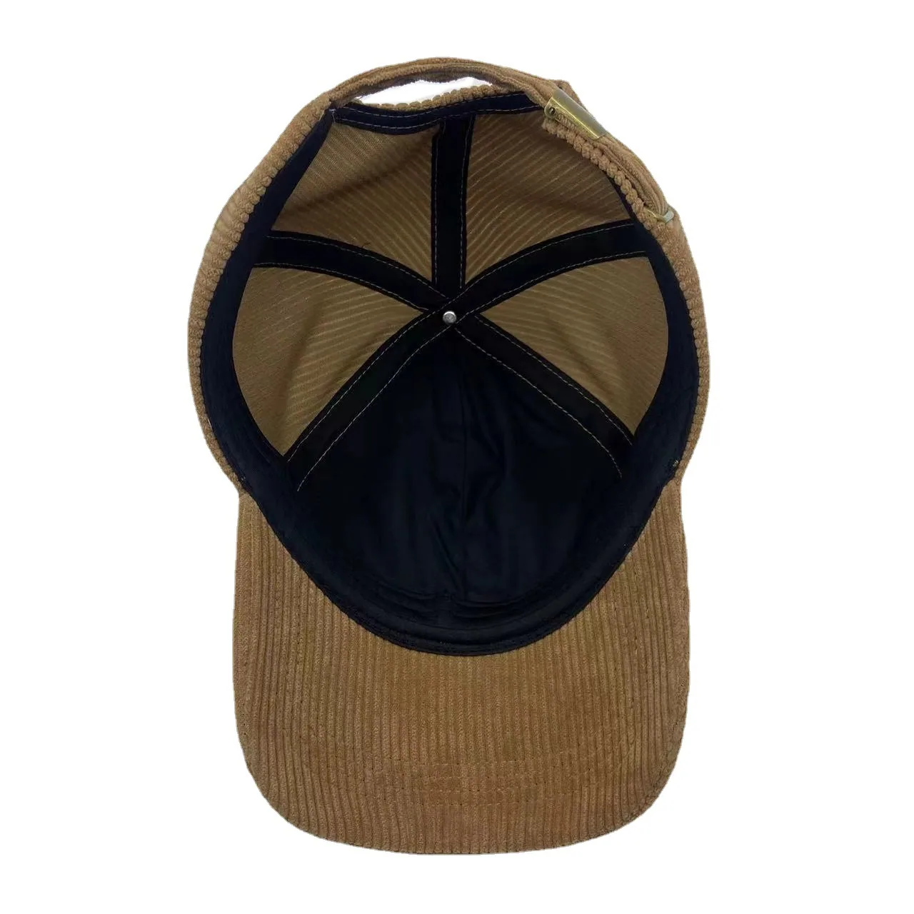 All cotton baseball cap corduroy duckbill cap 2022 baseball cap Korean version men's and women's versatile solid color all cotto