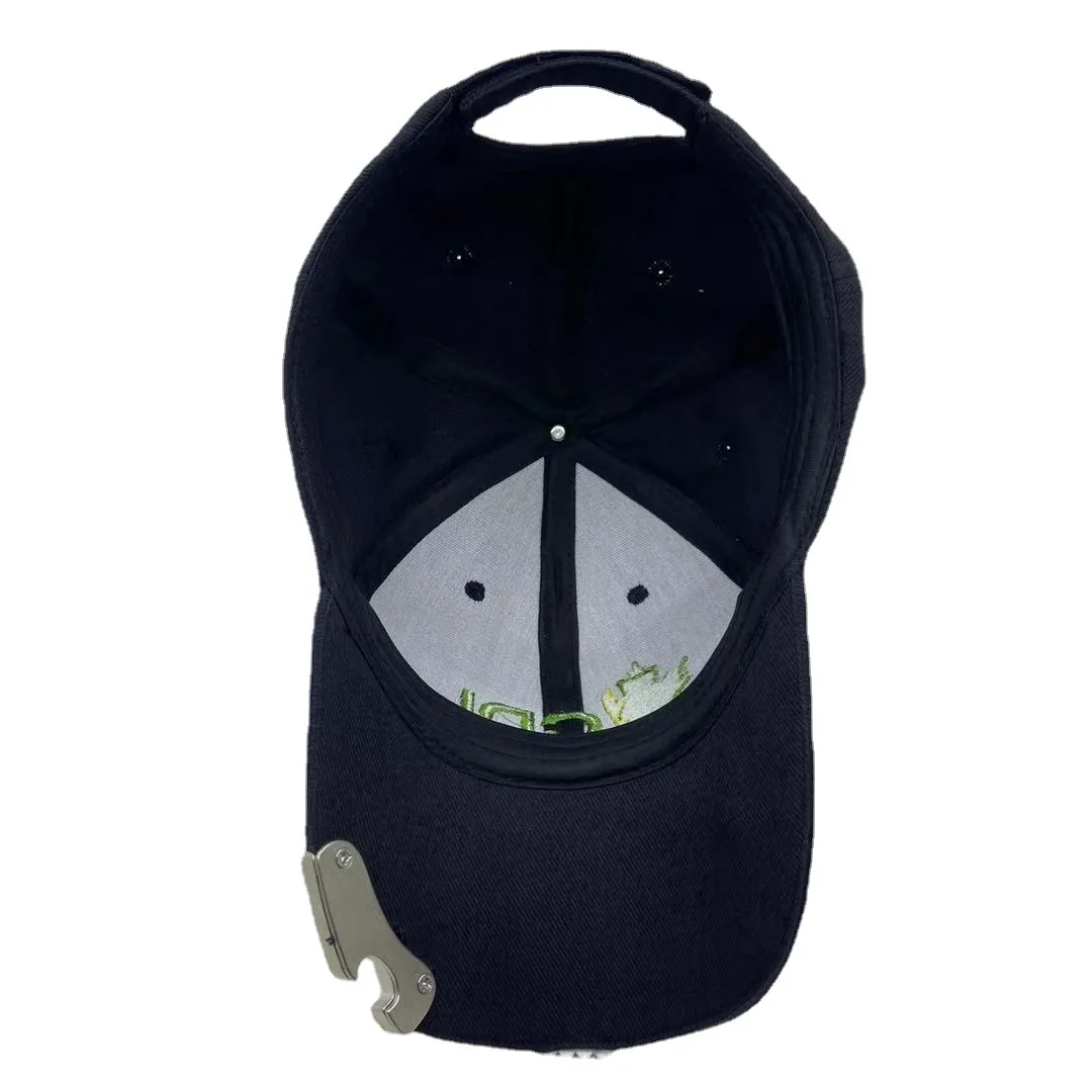 Atap lebar bersulam empat musim penutup pelindung matahari surat kubah universal, pembuka botol, topi besbol, penutup bir flip duckbill, cust 8