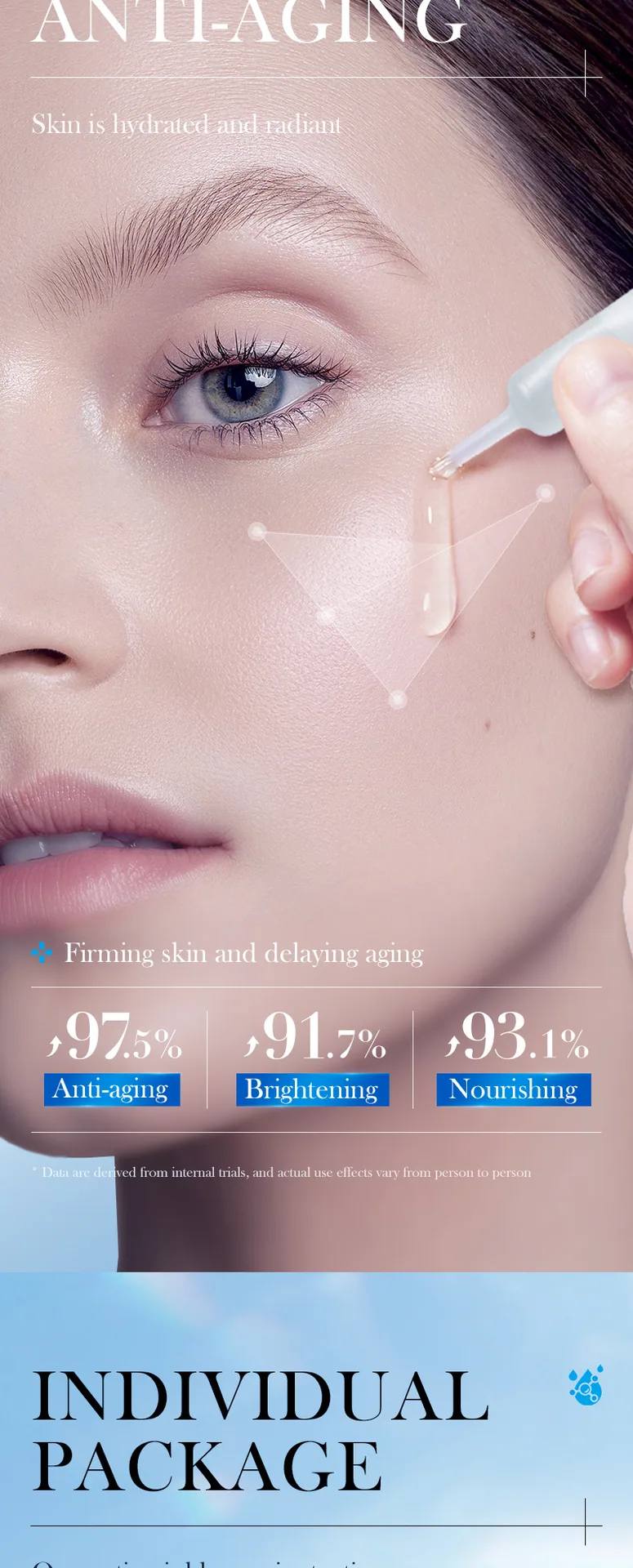 SADOER 8D Hyaluronic Acid Anti-Wrinkle Ampoule Essence Cross-Border Wholesale, Firming Repair Essence Full Case Foreign Trade
