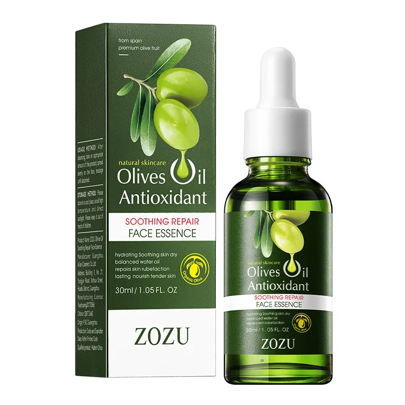ZOZU olive oil soothing and repairing essence texture display transparent essence improves dry eye cross-border wholesale