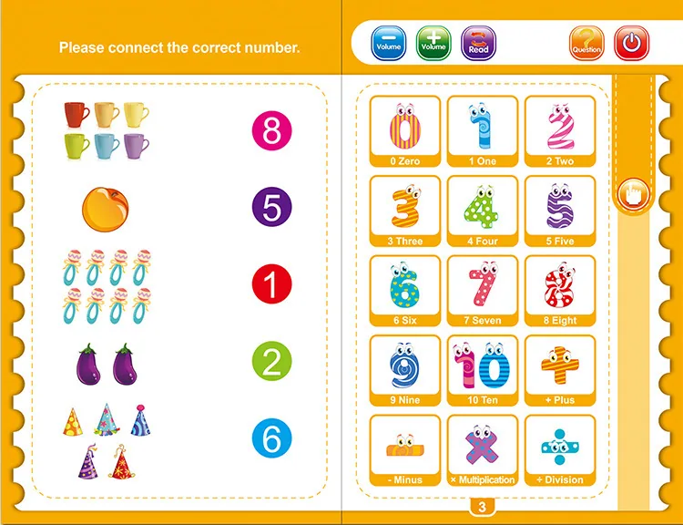 Cross border new English finger reading children's early education puzzle learning toys popular smart audio e-books 6