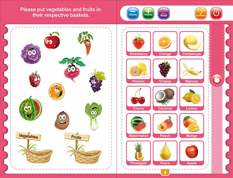 Cross border new English finger reading children's early education puzzle learning toys popular smart audio e-books 11