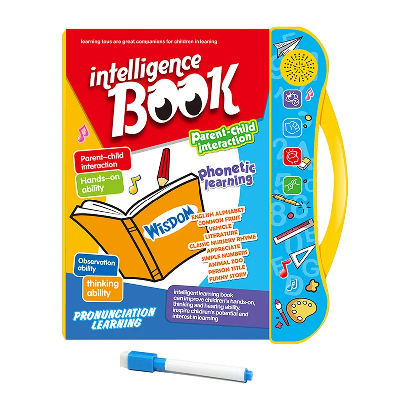 Cross border new English finger reading children's early education puzzle learning toys popular smart audio e-books 2