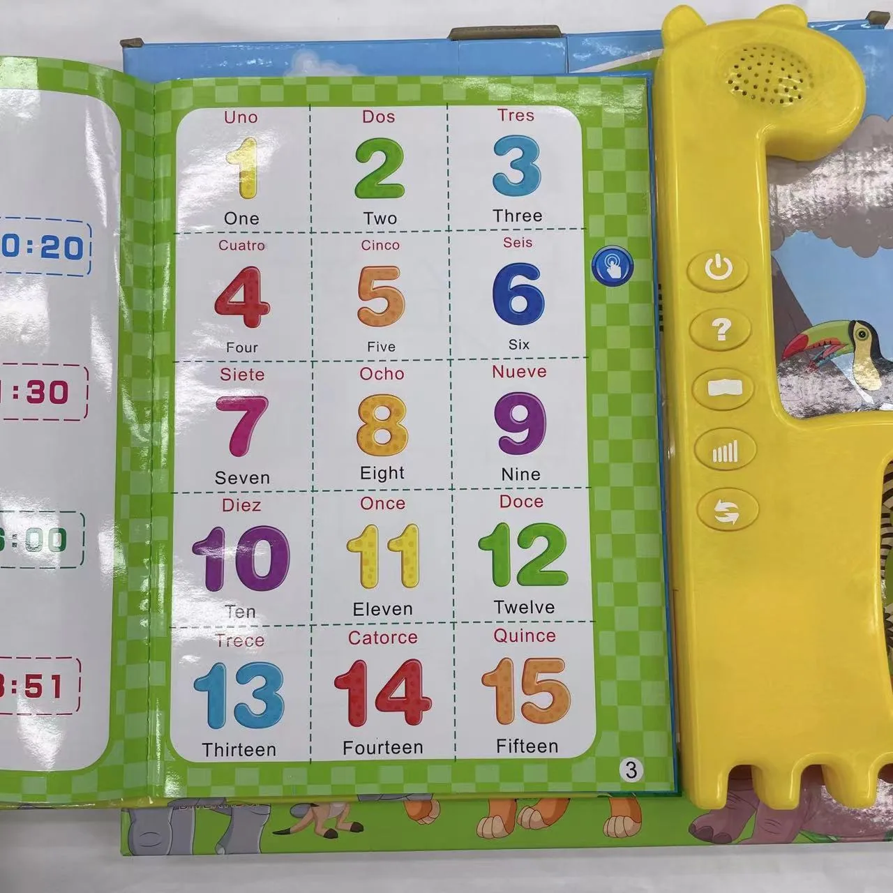 Cross border Spanish English bilingual books for children's intelligence and early education, parent-child interaction, audio po 2