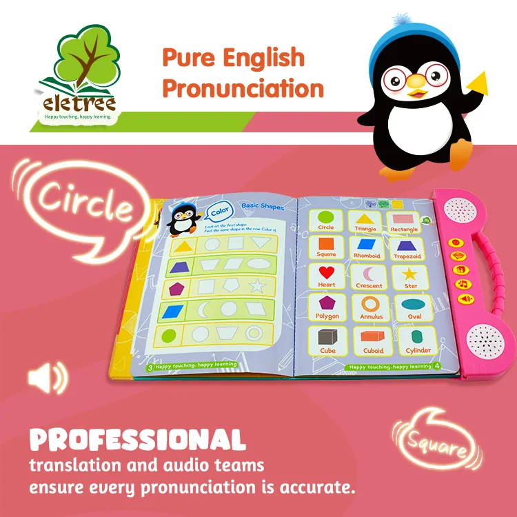 ELETREE Cross border Children's Early Education Cognitive Learning Machine English Reading Voice Math Point Reading Kids Toys 8