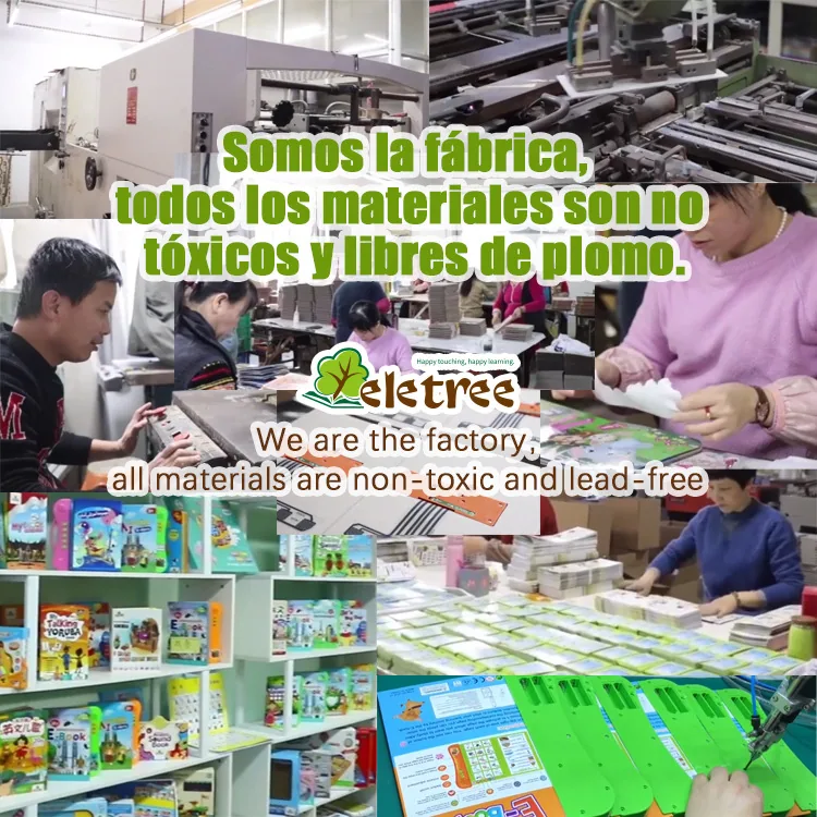 ELETREE کراس بارڈر بچوں کی ابتدائی تعلیم علمی سیکھنے کی مشین ہسپانوی ریڈنگ وائس پوائنٹ پڑھنا بچوں کے کھلونے 7