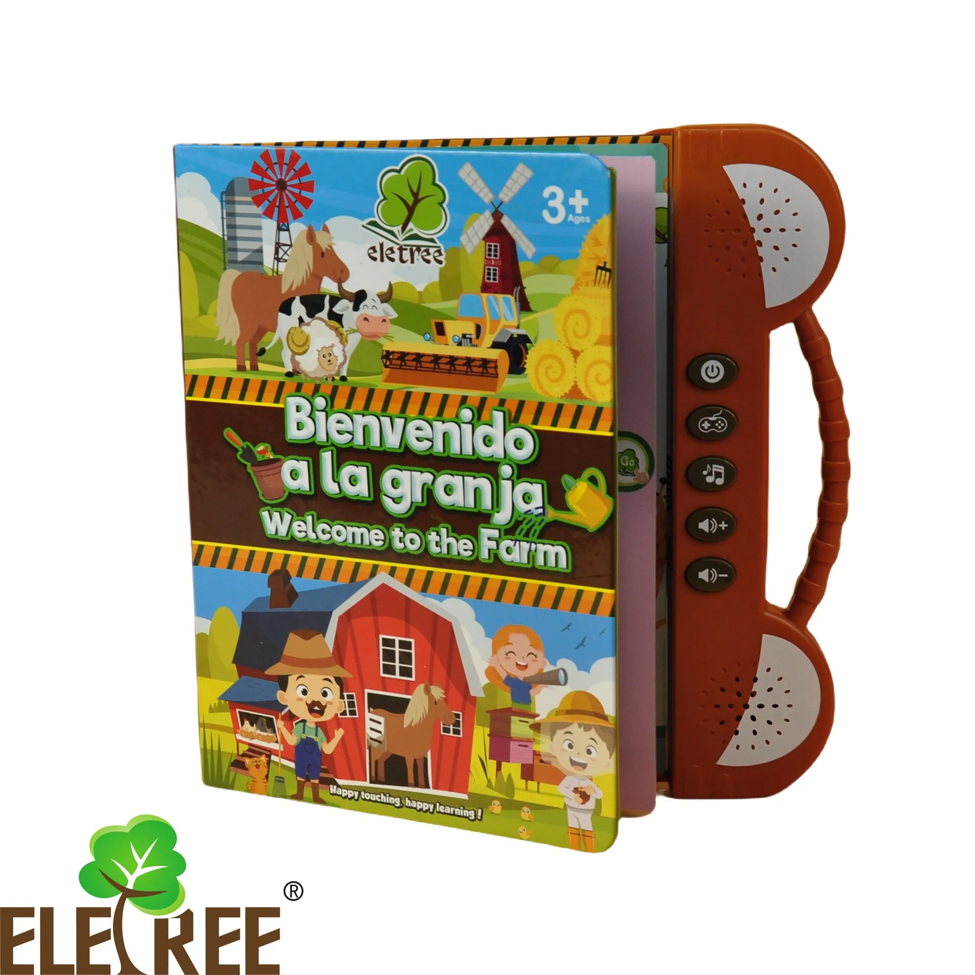 ELETREE کراس بارڈر بچوں کی ابتدائی تعلیم علمی سیکھنے کی مشین ہسپانوی ریڈنگ وائس پوائنٹ پڑھنا بچوں کے کھلونے 4