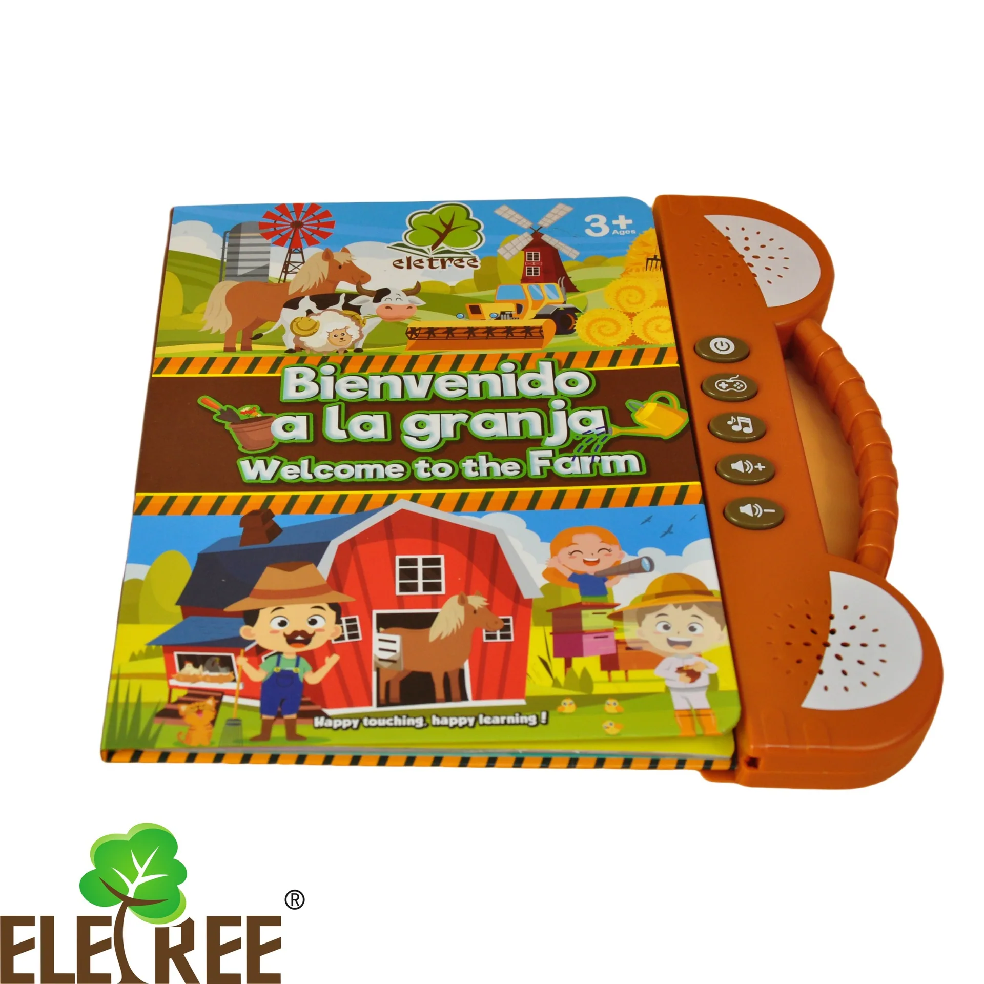 ELETREE کراس بارڈر بچوں کی ابتدائی تعلیم علمی سیکھنے کی مشین ہسپانوی ریڈنگ وائس پوائنٹ پڑھنا بچوں کے کھلونے 3
