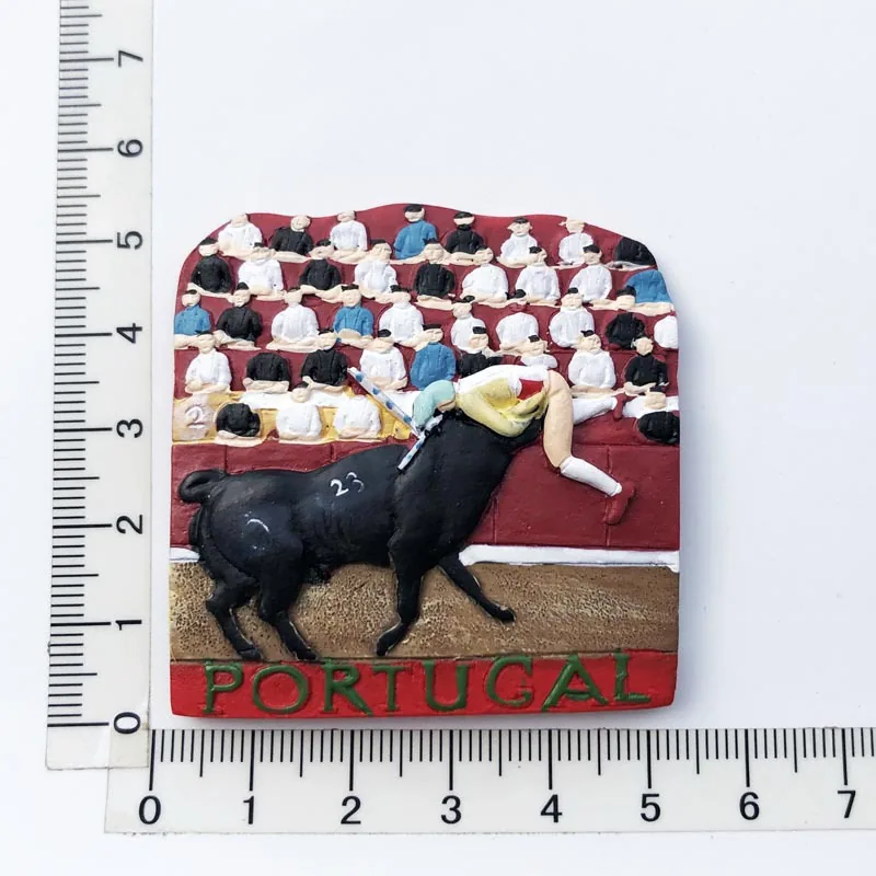 Wholesale cross-border goods from manufacturers, Lisbon, Portugal, tourism commemorative crafts, resin painted magnets, refriger 6