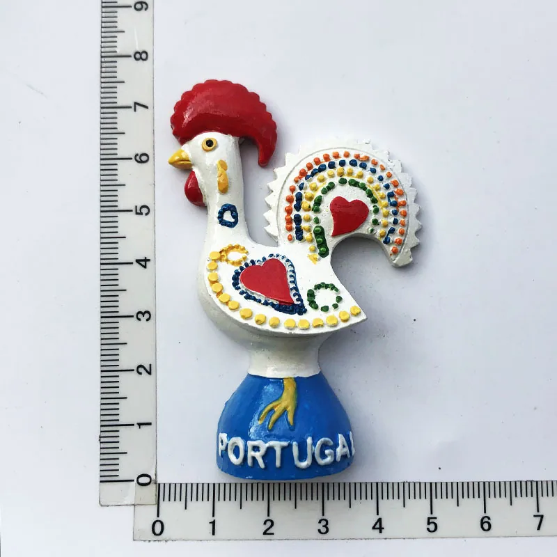 Wholesale cross-border goods from manufacturers, Lisbon, Portugal, tourism commemorative crafts, resin painted magnets, refriger 13