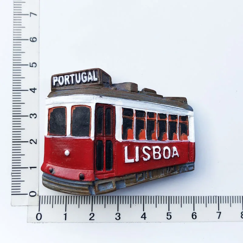 Wholesale cross-border goods from manufacturers, Lisbon, Portugal, tourism commemorative crafts, resin painted magnets, refriger