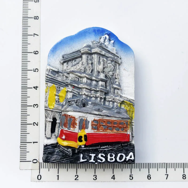 Wholesale cross-border goods from manufacturers, Lisbon, Portugal, tourism commemorative crafts, resin painted magnets, refriger 5
