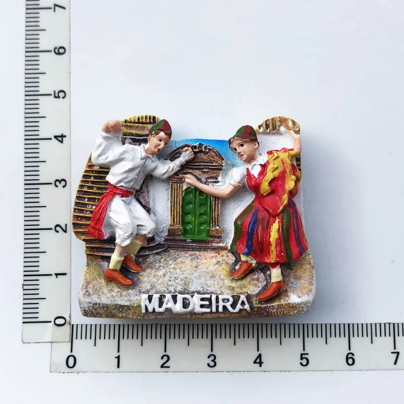 Wholesale cross-border goods from manufacturers, Lisbon, Portugal, tourism commemorative crafts, resin painted magnets, refriger 9