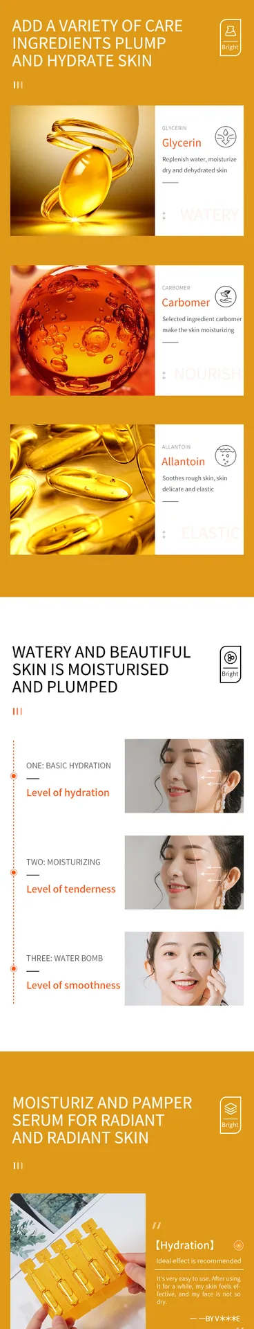 Full English SADOER Vitamin C essence cream Moisturizing Skin Care Products Cross border Foreign Trade Wholesale Live Broadca