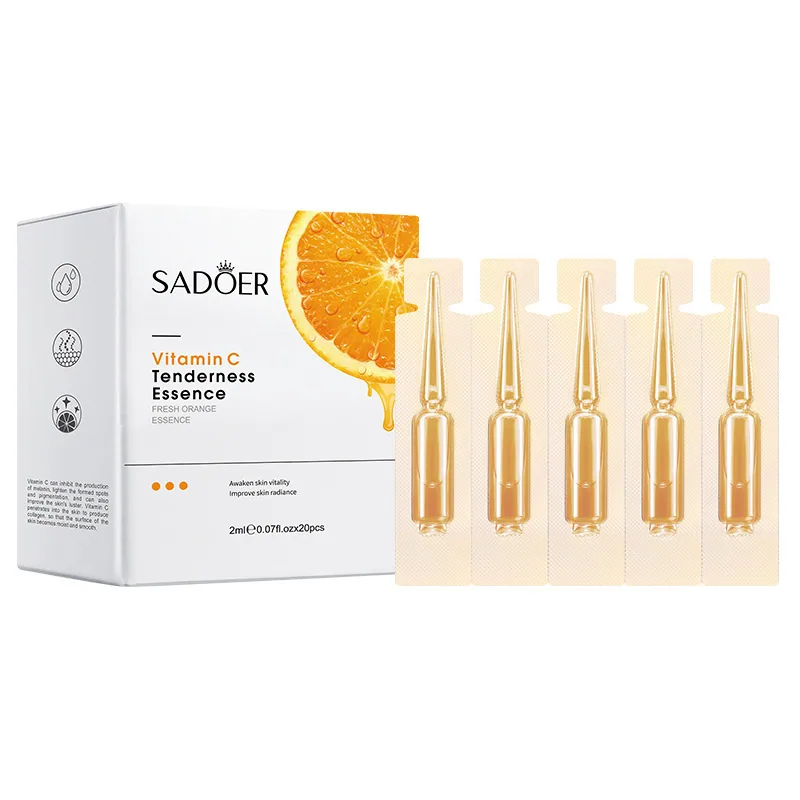 Use Scene of SADOER Vitamin C essence Hand Smear Shows Daily Skin Care Steps Moisturizing essence