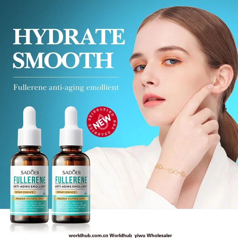 SADOER کامل انگلیسی Fullerene Emollient Repair Essence Forming Small Brown Bottle Essence بسته بندی فرامرزی محصولات