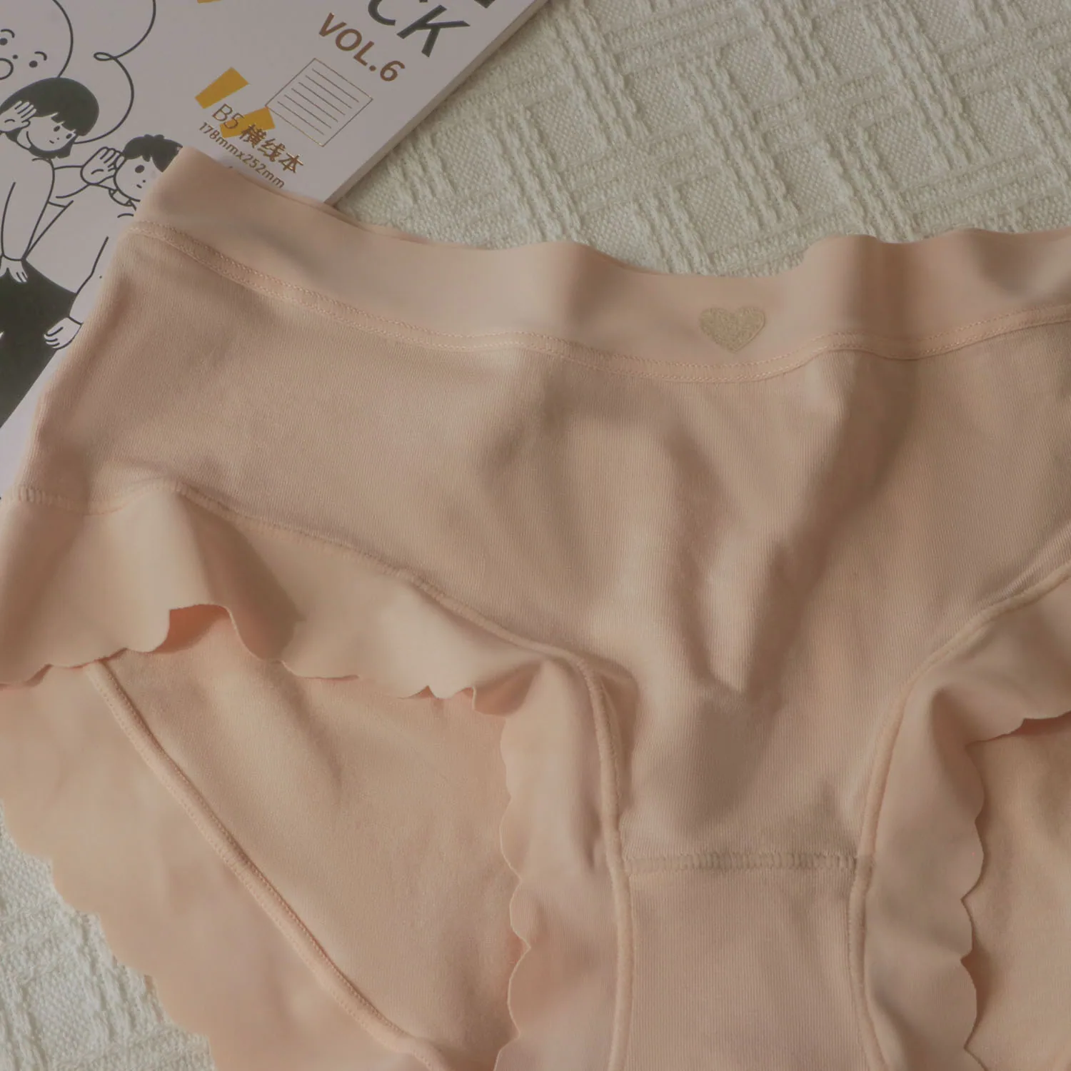 Gentle Pink Mist~Comfortable Women's Underwear Women's Modal Edge Women's Untouched Triangle Pants 4