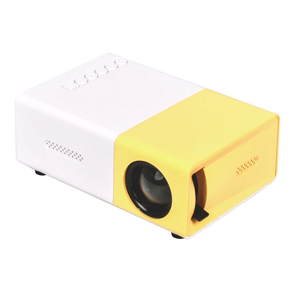 YG300 Mini Projector Intelligent Cross border LED Portable Home Projector 1080p Children's HD Projector