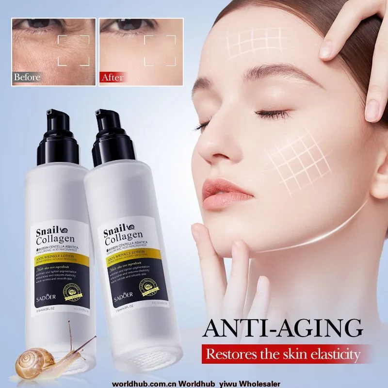 Full English SADOER Snail Collagen Anti-Wrinkle Emulsion Moisturizing Facial Water Emulsion Cross-border Foreign Trade Wholes