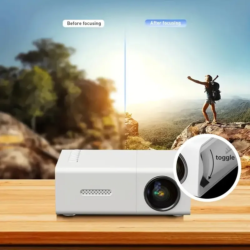Projektor Mini M100 Rentas Sempadan Baharu Pengeluar Projektor HD 3D Mudah Alih Rumah Rentas sempadan LED