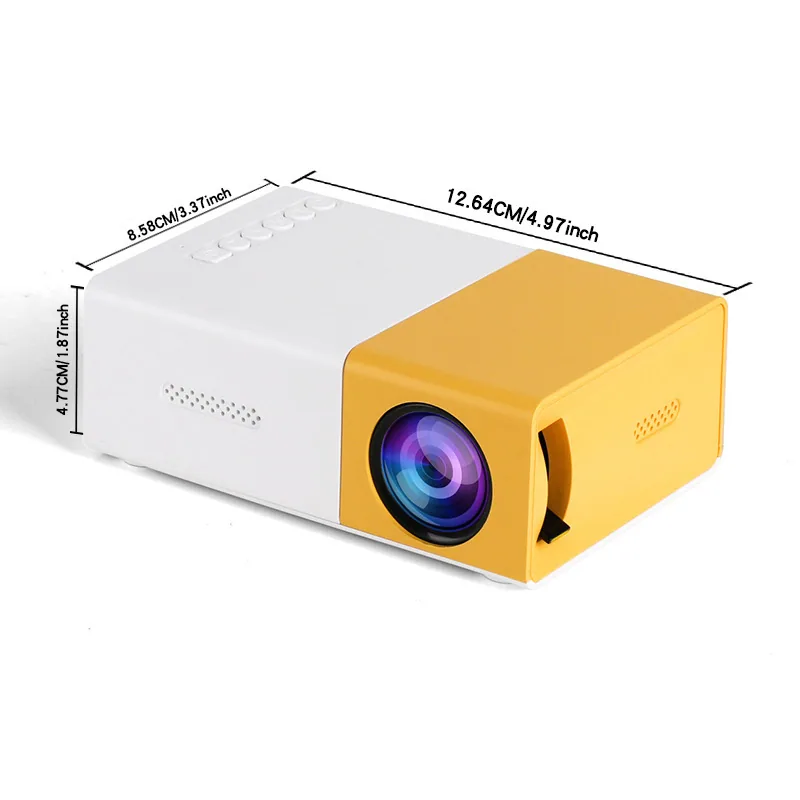 Cross border YG300 Mini HD Home Projector Home Cinema Computer Mobile Projector