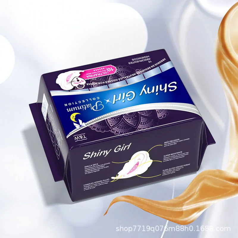 Foreign trade exports to Africa, South America, Southeast Asia, the Middle East, and various sizes of sanitary napkins. Source m