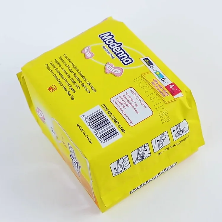 6+6+4 combination, one pack for export, foreign trade sanitary napkins factory wholesale, thin and thick styles, cheap menstrual 7