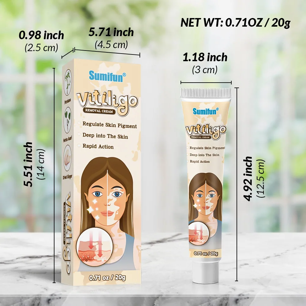 Sumifu AliExpress Temu Cross border White Spot Cleansing Cream Vitiligo Repair Skin Care Cream K10073 8