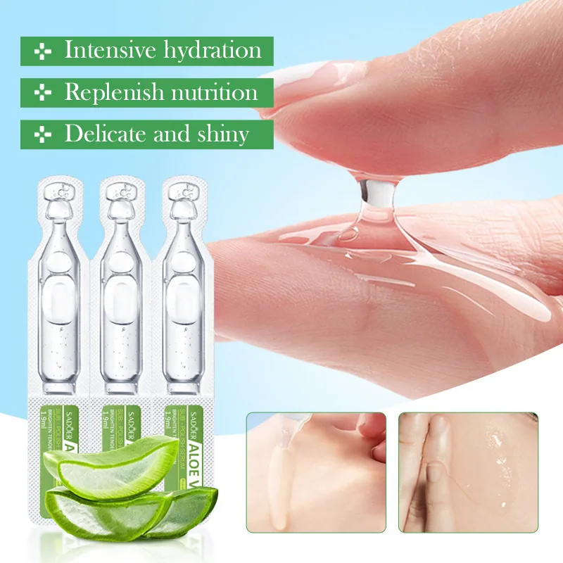 SADOER Aloe essence Dimensioning Diagram One off Package Specification and Capacity Display Cross border Skin Care