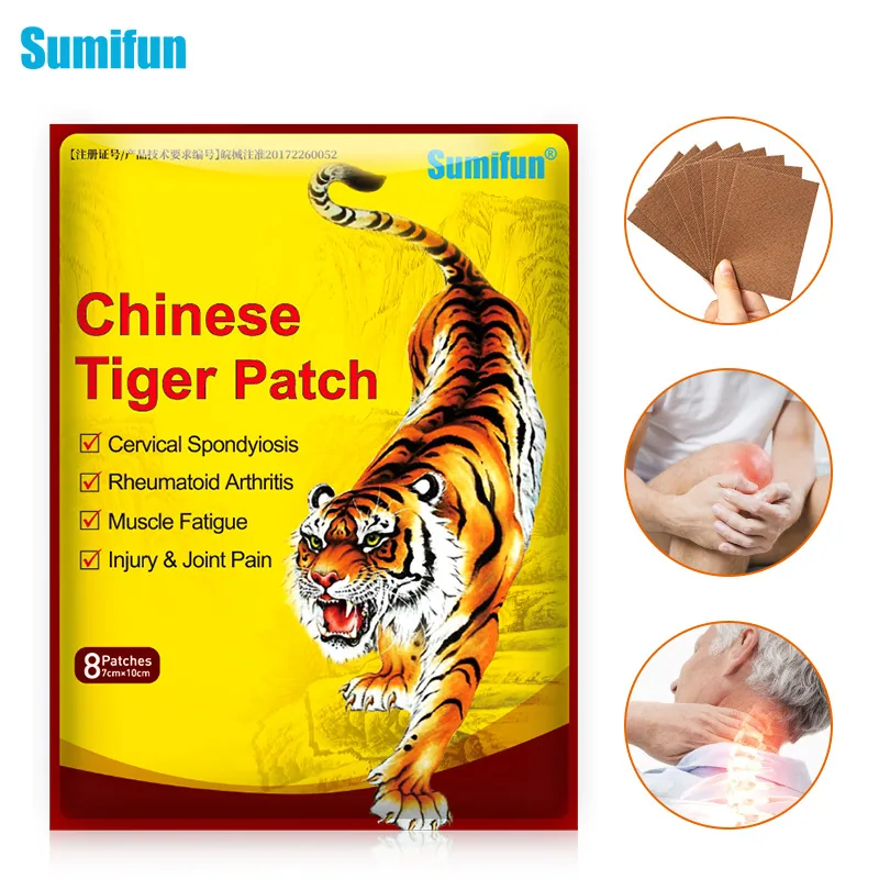 Sumifan Cross border Amazon Patch eBay Tiger Patch Patch 1 paquete 8 tabletas al por mayor K05301 13