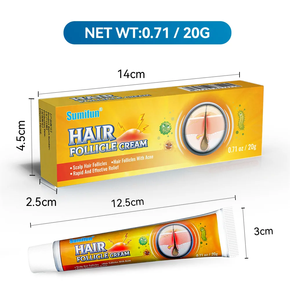 Sumifu Amazon Temu AliExpress Hair Follicle Cream Skin Care Folliculitis Pores Coarse K10108 13