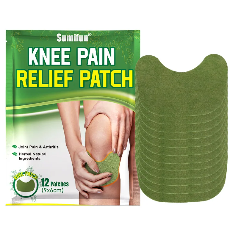 Sumifu Ai Cao Knee Patch Self heating Pain Relief Plaster Patch Sports Fitness Joint Care Cross border K18401 3