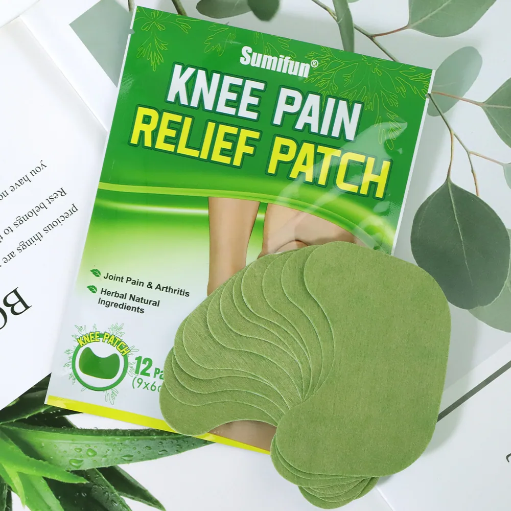 Sumifu Ai Cao Knee Patch Self heating Pain Relief Plaster Patch Sports Fitness Joint Care Cross border K18401 16