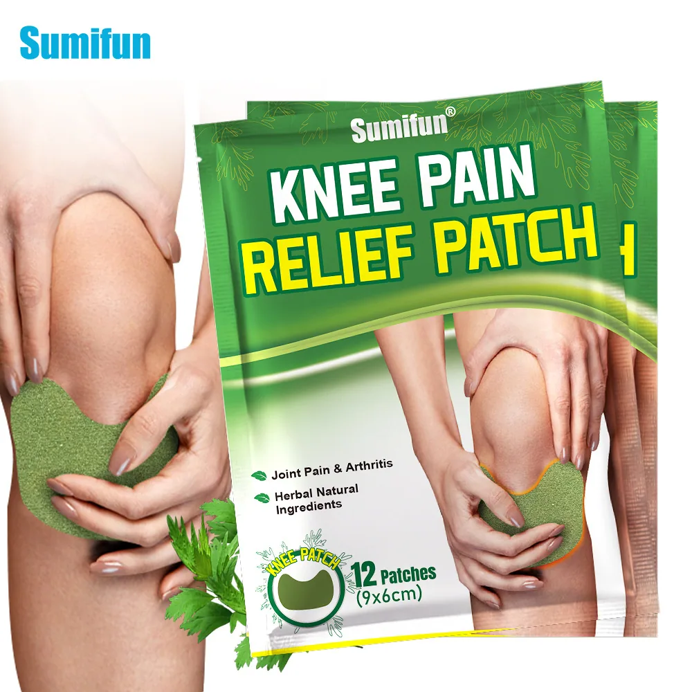 Sumifu Ai Cao Knee Patch Self heating Pain Relief Plaster Patch Sports Fitness Joint Care Cross border K18401 7