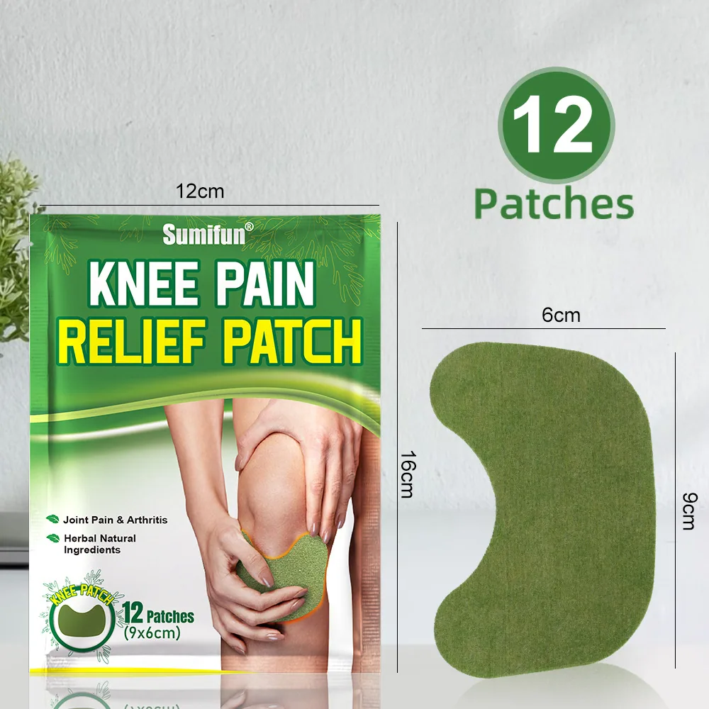 Sumifu Ai Cao Knee Patch Self heating Pain Relief Plaster Patch Sports Fitness Joint Care Cross border K18401 8