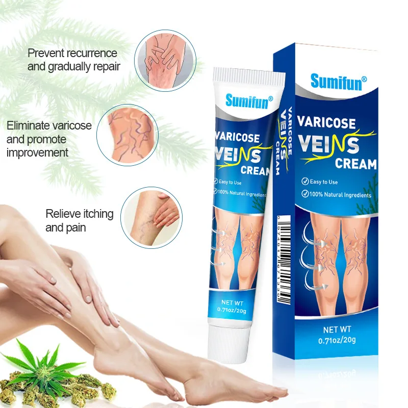 Sumifu Cross border Foreign Trade Vein Ointment Blue Mailishu Ointment Earthworm Leg Vascular Ointment 20GK10025 5