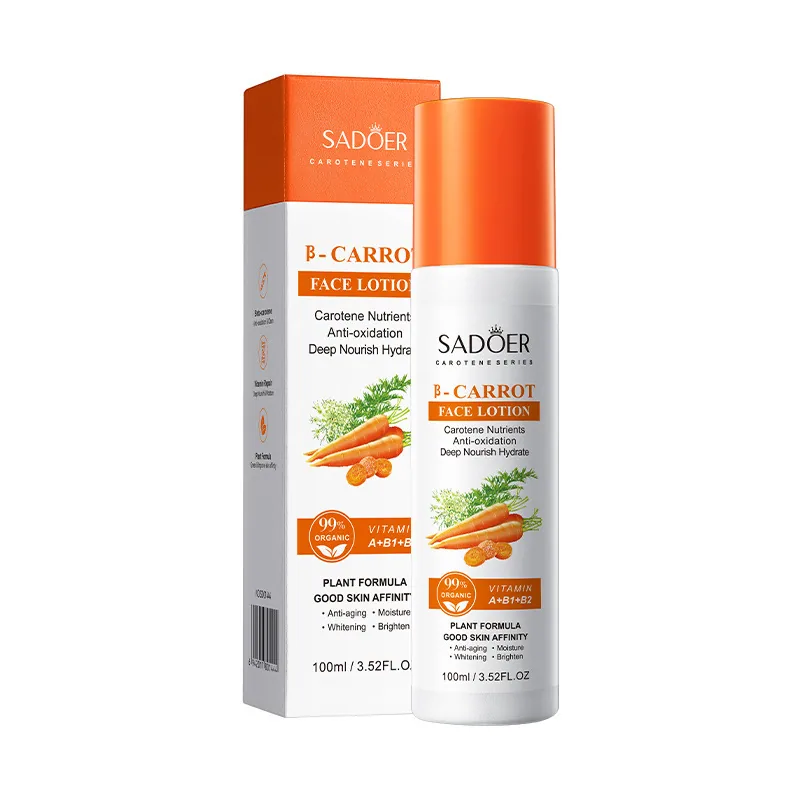 Full English SADOER β carrot lotion toner hydrating delicate moisturizing skin cross-border foreign trade wholesale - Face &