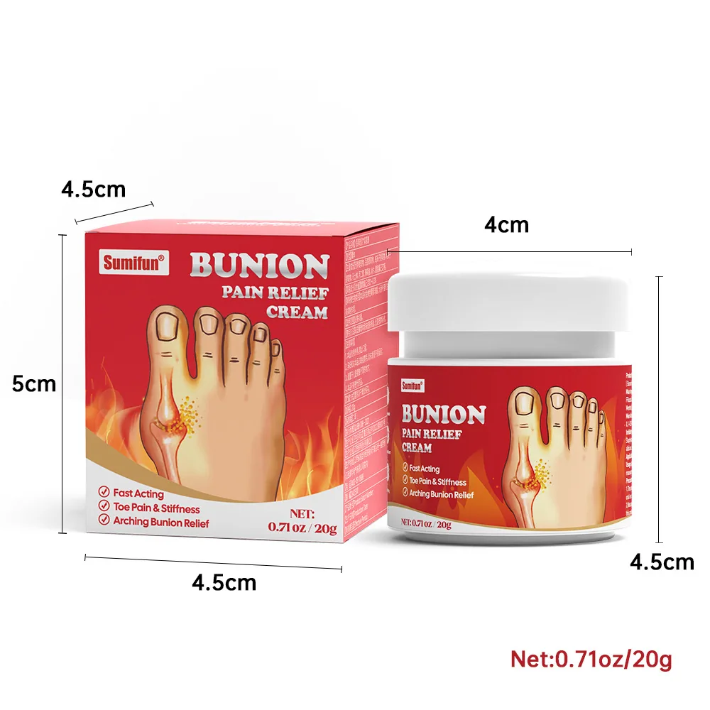 Sumifun cross-border Amazon Thumb Bag Massage Cream Herbal Foot Joint Care Cold compress gel 21