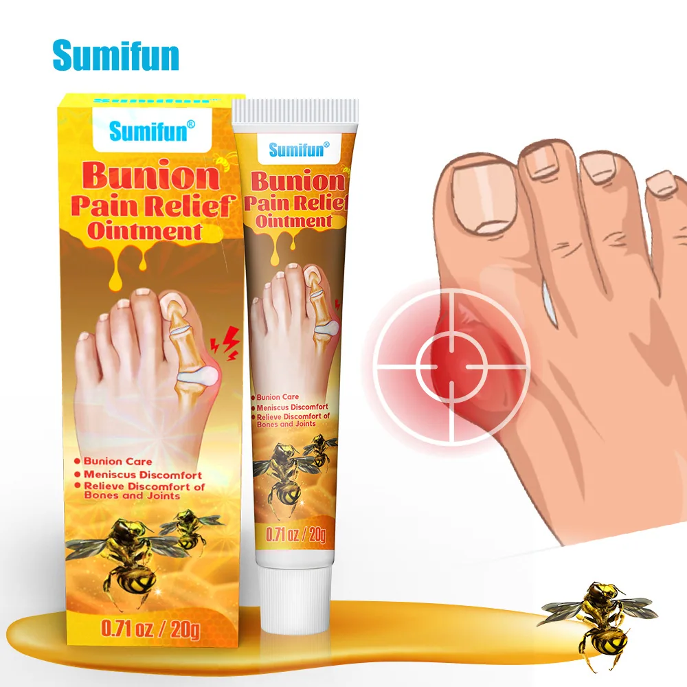 Sumifun cross-border Amazon Thumb Bag Massage Cream Herbal Foot Joint Care Cold compress gel 3