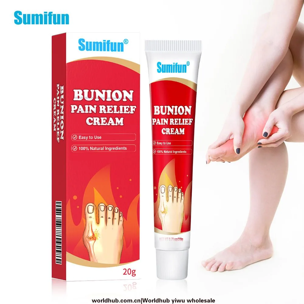 Sumifun cross-border Amazon Thumb Bag Massage Cream Herbal Foot Joint Care Cold compress gel