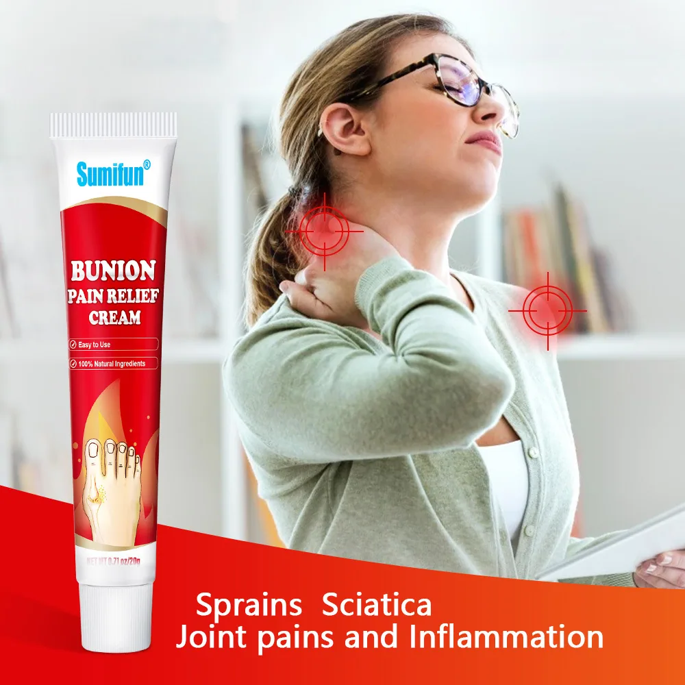 Sumifun cross-border Amazon Thumb Bag Massage Cream Herbal Foot Joint Care Cold compress gel 27