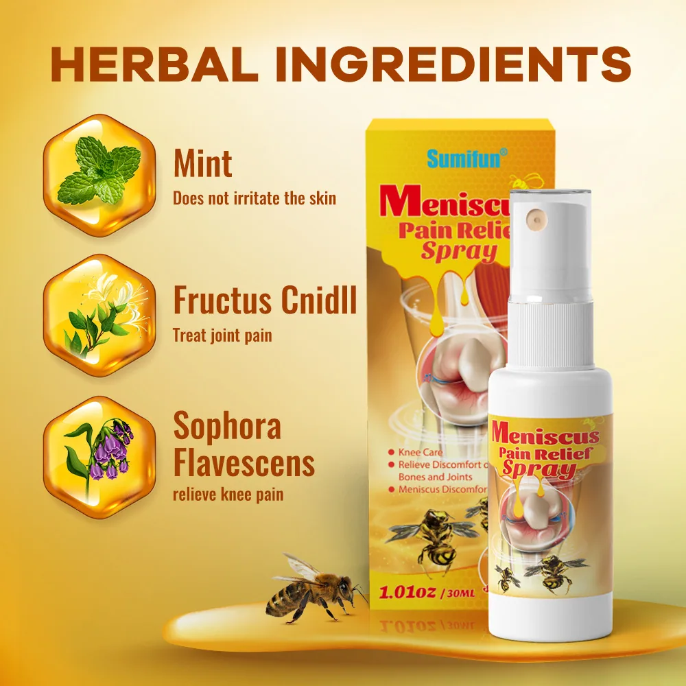 Sumifun Amazon TEMU cross-border bee venom analgesic spray muscle joint massage soothing spray K50009 11