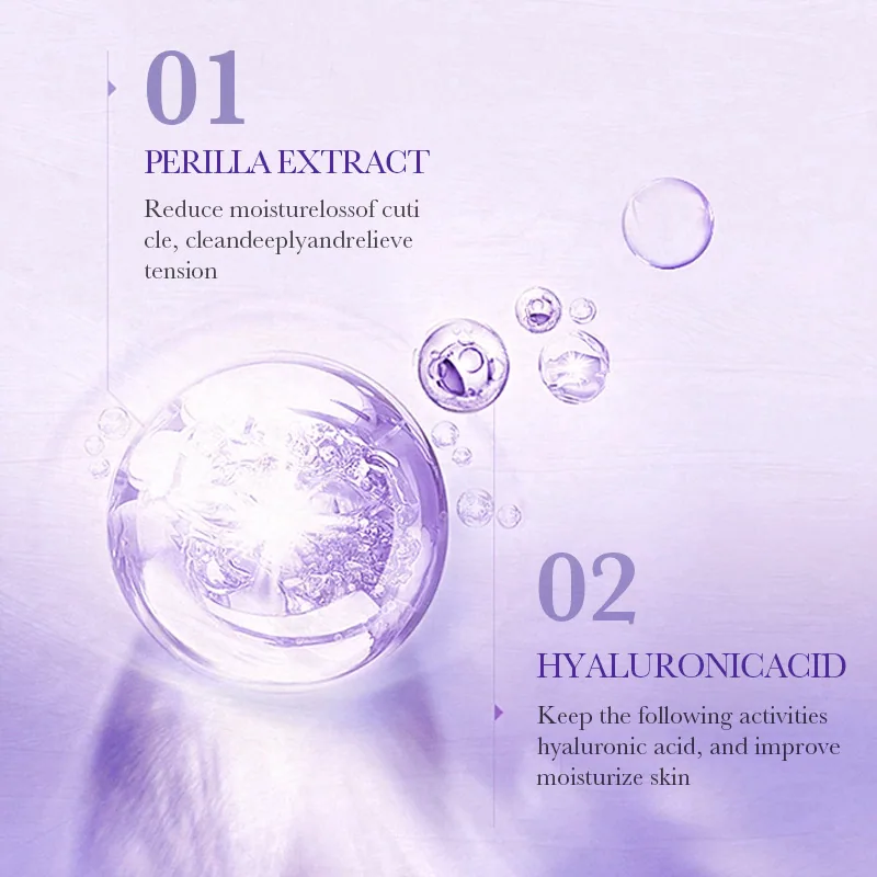 BIOAOU essence texture display transparent moisturizing essence dripping perilla peptide moisturizing anti wrinkle cross-bord