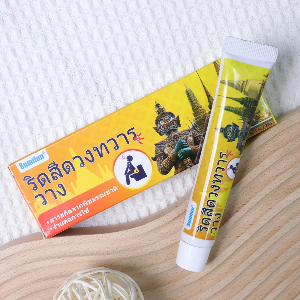 Sumifu Thai Hemorrhoids Cream Amazon AliExpress Cross border Thai Spot Meat Hemorrhoids B Blood Care Cream K10167 16