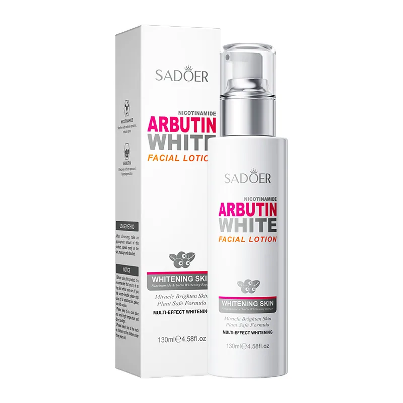 SADOER lotion texture close-up refreshing moisturizing latex lotion extensibility display all English skin care essence